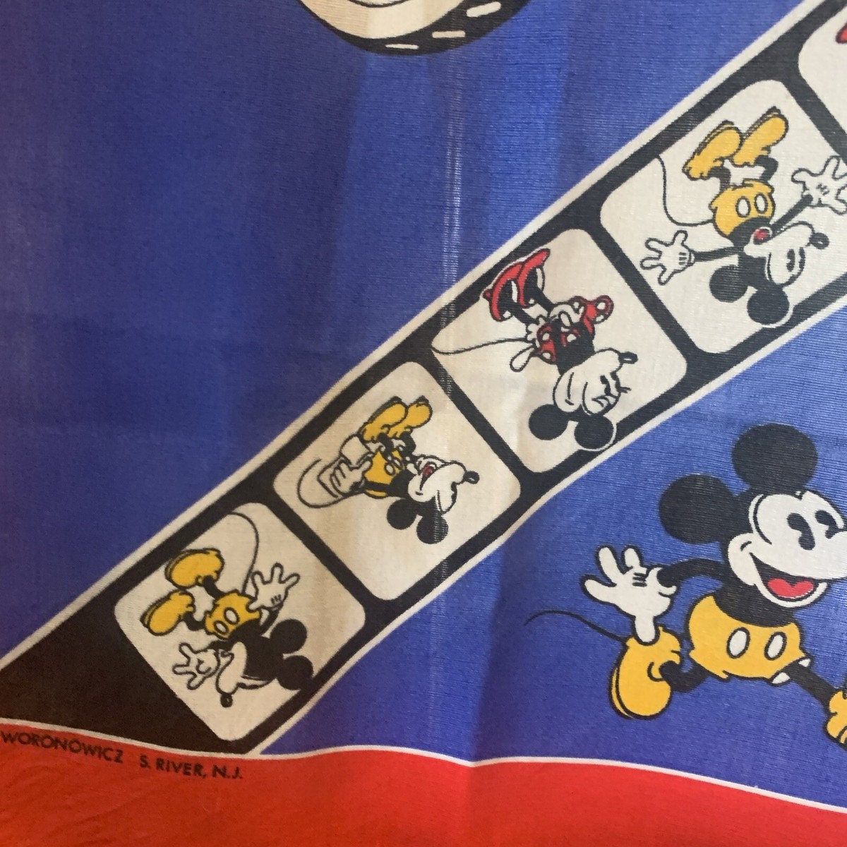 Vintage Walt Disney Woronowicz South River NJ Mickey Mouse Bandana