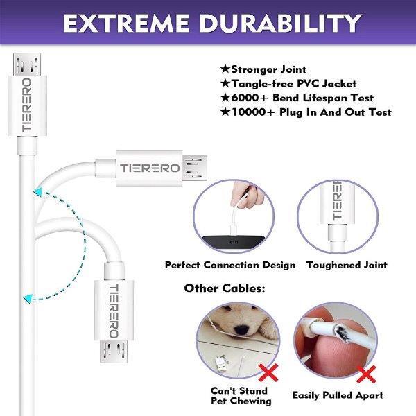 Mciro USB Charging Cable For Kobo Nia HD 6" eReader Long Charger Lead