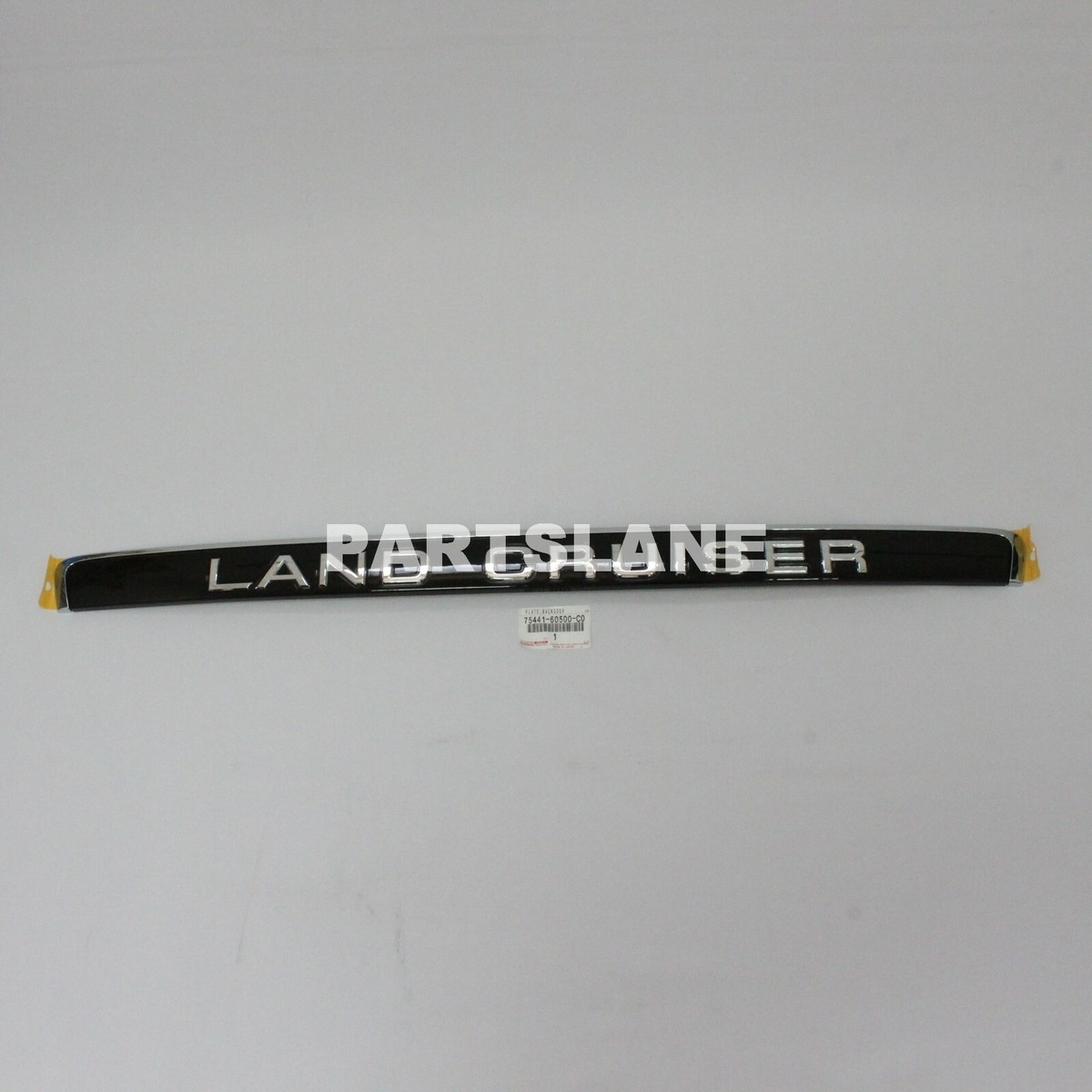 Factory Toyota 03-07 Land Cruiser Black Plate Back Door Name