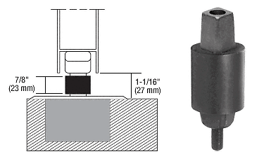 CRL CRL9050S23 Mandrino tipo "Mab" altezza collare 7/8" - Foto 4 di 4