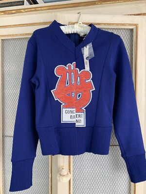 NWT MARC JACOBS Collection Blue Marching Band Top Sweater
