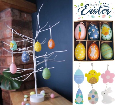 Ostern weiß Zweig Birke Tisch 59 cm Baum Ostereier Party Hängedeko UK