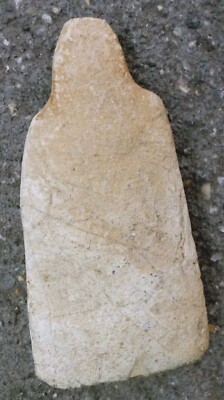 ORIGINAL NEOLITHIC STONE TOOL CHISEL AXEHEAD CELT BLADE VIETNAM ETHNIX