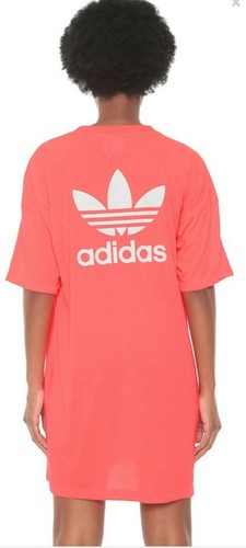 Adidas Womens Trefoil Tee Dress. Large 