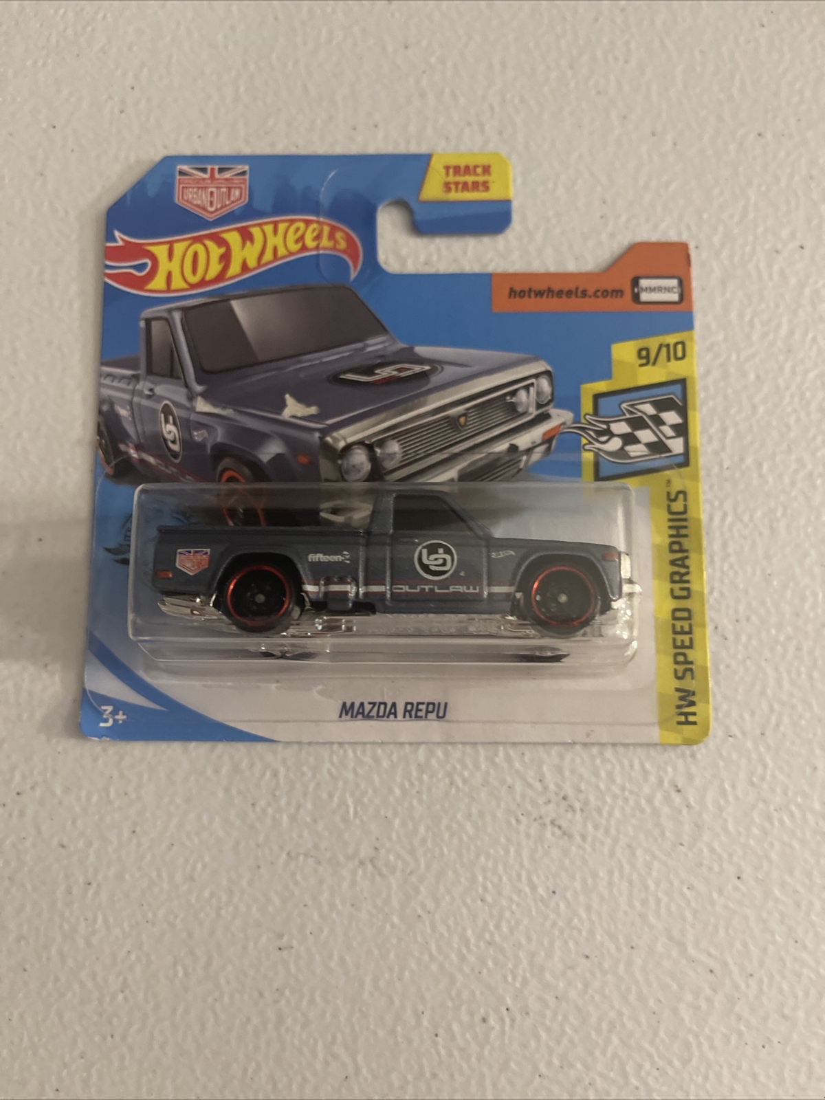Hot Wheels Mazda Repu Pickup – HW Hot Trucks Serie 4/10, Short Card, Mattel 2023 (Modellauto)