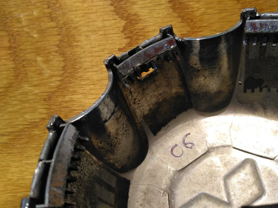 Tapa central mitsubishi montero, cromo, 2000-2004 número de pieza MB816581 06 Foto 4 de 4