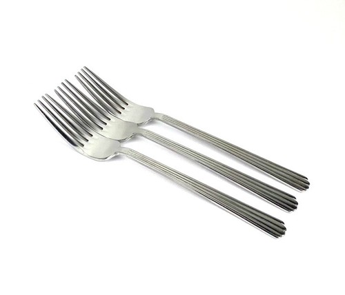 3 Master Chef Stainless Dinner Forks 8”