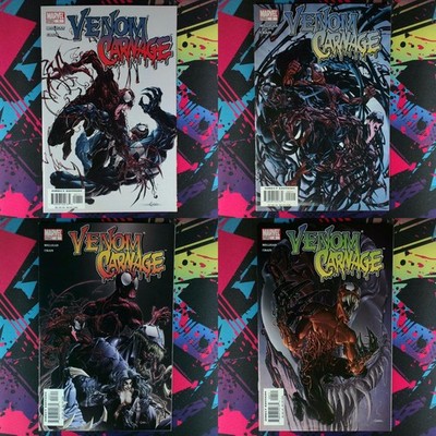 VENOM Vs. CARNAGE Complete Series #1-4 (2004)   1st App. of TOXIN!