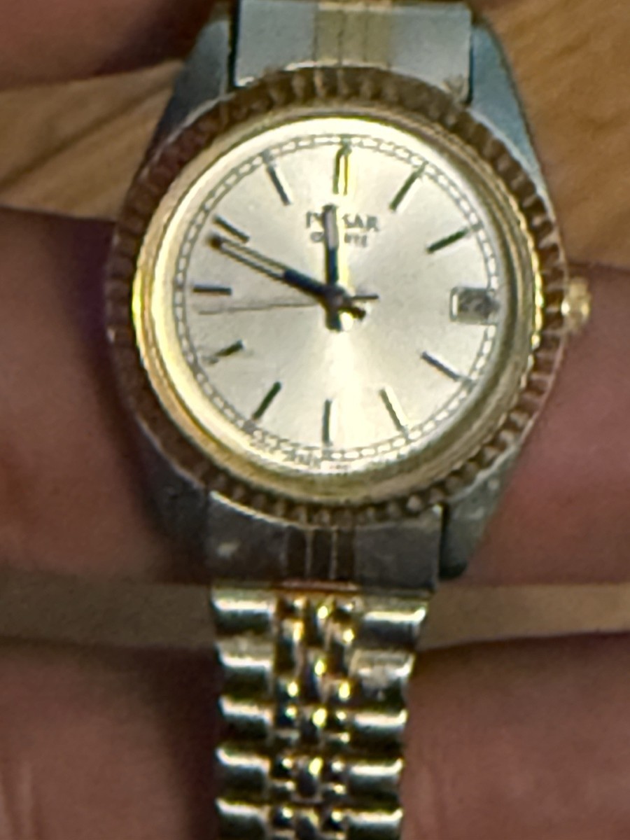 Pulsar Solar Womens Wristwatch Two Tone Silver Gold Stainless Steel AS01 672090 Pulsar womens two toned - Gem main image 4