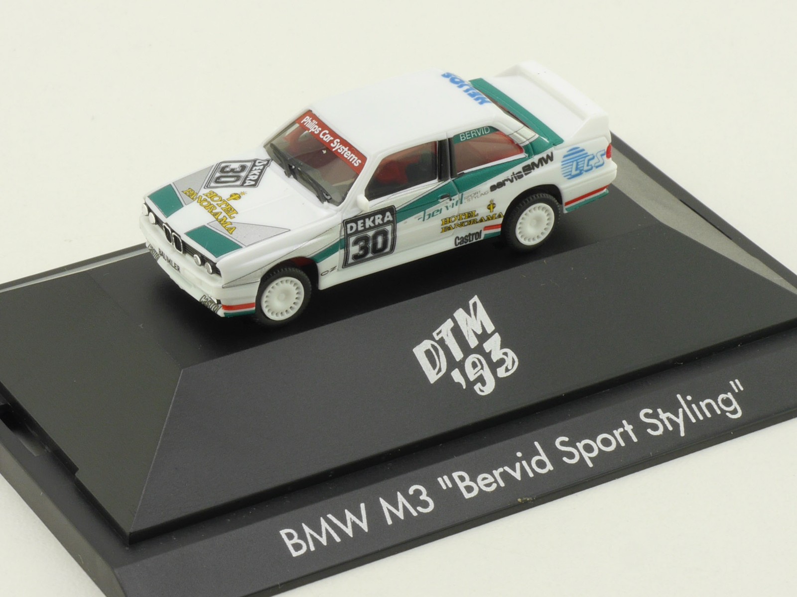 Herpa 035811 BMW M3 E30 Bervid Sport Styling DTM 1993 PC Mint OVP 1605-17-22