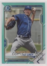 2021 Bowman Chrome Prospects Aqua Refractor 63/125 Asa Lacy #BCP-194 0nr3