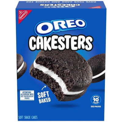 OREO Cakesters Soft Snack Cakes, 5 - 2.02 oz Ounce (Pack of 5) 