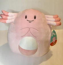 Original Squishmallows x Pokemon Chansey 10" Pink Plush Toy w/ Tag 2025 Jazwares