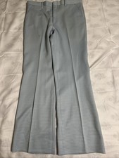Vintage 70s Sears And Roebuck Tailored Disco Pants Polyester 36 X 31 Flare