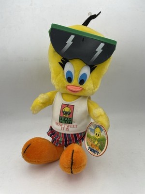 Vintage 1989 Tweety Plush Doll Team Tweety  How tweet It Is  Sunglasses Hawaiian