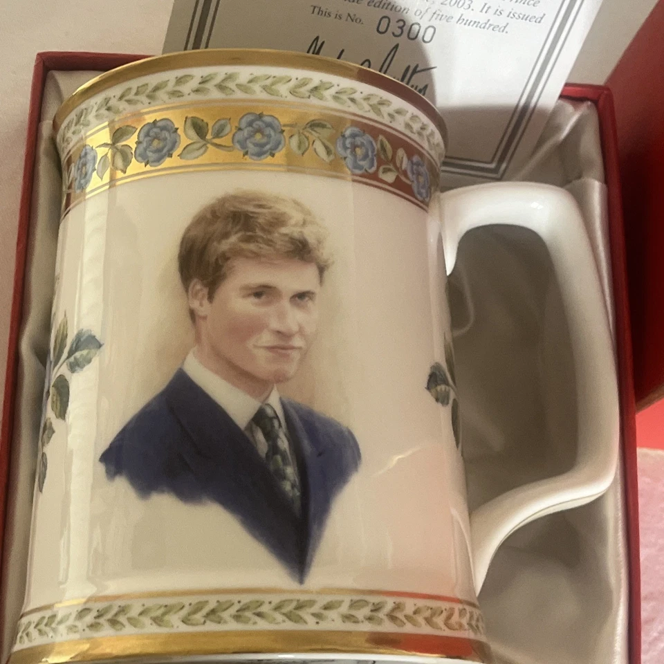 Royal Doulton ~ H.R.H. Prince William of Wales ~ 21st Birthday Tankard ~ Ltd Ed - Image 2 of 4