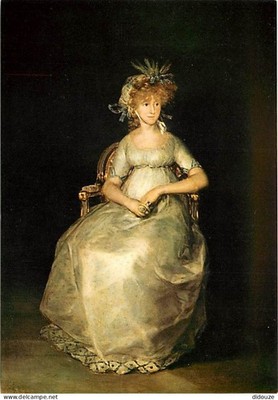 Postcard - Art - Painting - Francisco de Goya - Portrait of the Countess of