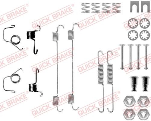 Quick Brake ZubehöRsatz, Bremsbacken 105-0617 FüR CitroËN Peugeot Renault-image