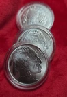 3 x 1 oz Liberty Indian/Buffalo Rounds .999 Fine Silver Round Capsule-Bullion