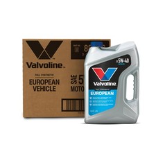 Valvoline European Vehicle Full Synthetic SAE 5W40 Motor Oil 5 QT, Case of 3 29.10 per gallon