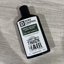 Duke Cannon News Anchor 2-In-1 Hair Wash Tea Tree 10 oz - Brand New