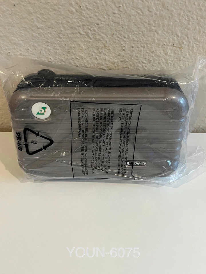 RARE NEW EVA AIR Rimowa Amenity Kit Bronze/Titanium - Business Class - SEALED - Image 2 of 4