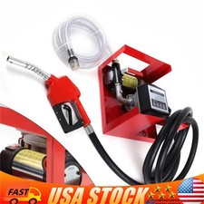 Portable Automatic Nozzle Transfer Pump 12V Electric Diesel Fuel Transfer Pump