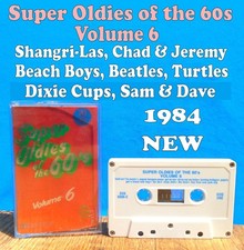"Super Oldies of the 60s" 20 Pop  R B Songs  1984 Cassette   New Condition