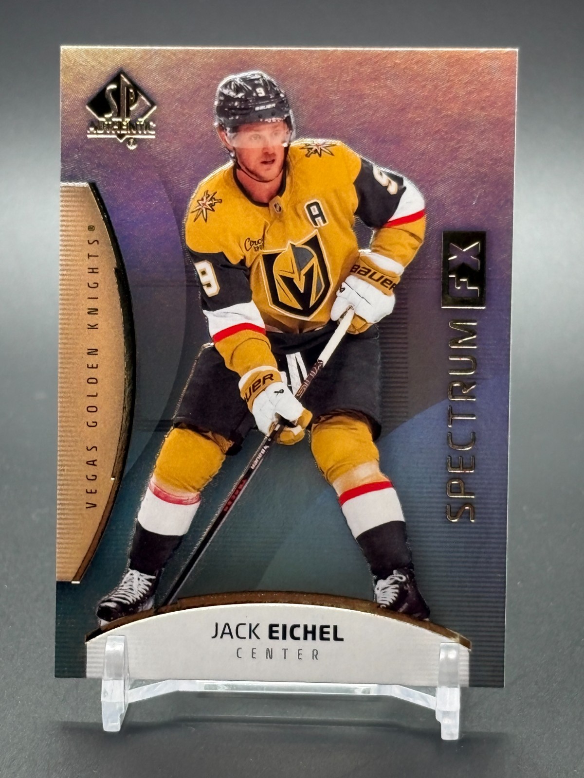 2025-26 SP Authentic Spectrum Fx Bounty Award Silver S-93 JACK EICHEL Vegas