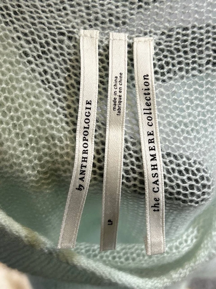 Anthropologie Shirt Womens Small Blue Cashmere Knit Tank Top - Изображение 3 из 4