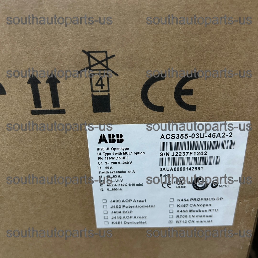 1PC ABB FREQUENCY CONVERTER ACS355-03U-46A2-2 NEW