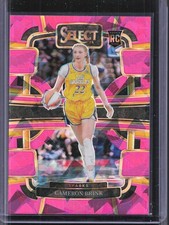 2024 Panini Select WNBA #56 Cameron Brink Prizms Pink Ice