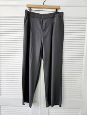 Women's High Waisted Casual Work Pants Office Dress Trousers with Pockets Gray