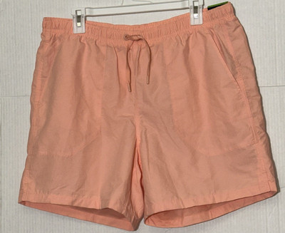 DSG Men's Rec Shorts Pink Ray Relaxed Fit 6 '' Inseam Size Large