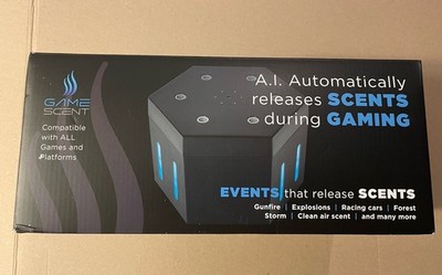 GameScent AI Scent Atomizer For All Video Game Consoles w/ 6 Scents, New