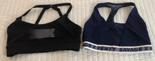 Women's Fenty Sports Bra Lot Size Large Blue & Black