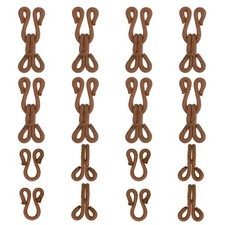 Sewing Hooks and Eyes, 37mm Covered Hook Eye Sewing Closure Fasteners Sew on ...