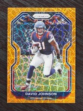 DAVID JOHNSON 2020 Panini Prizm ORANGE Lazer #75 Cardinals TEXANS