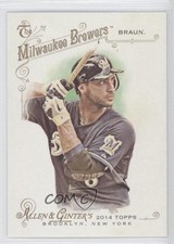 2014 Topps Allen & Ginter's Ryan Braun #295 0t4