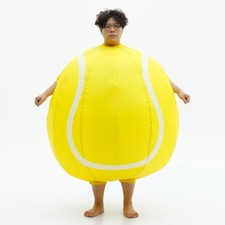 Giant Tennis Inflatable Costume Adult Blow Up for Events & Party Cosplay Outfit