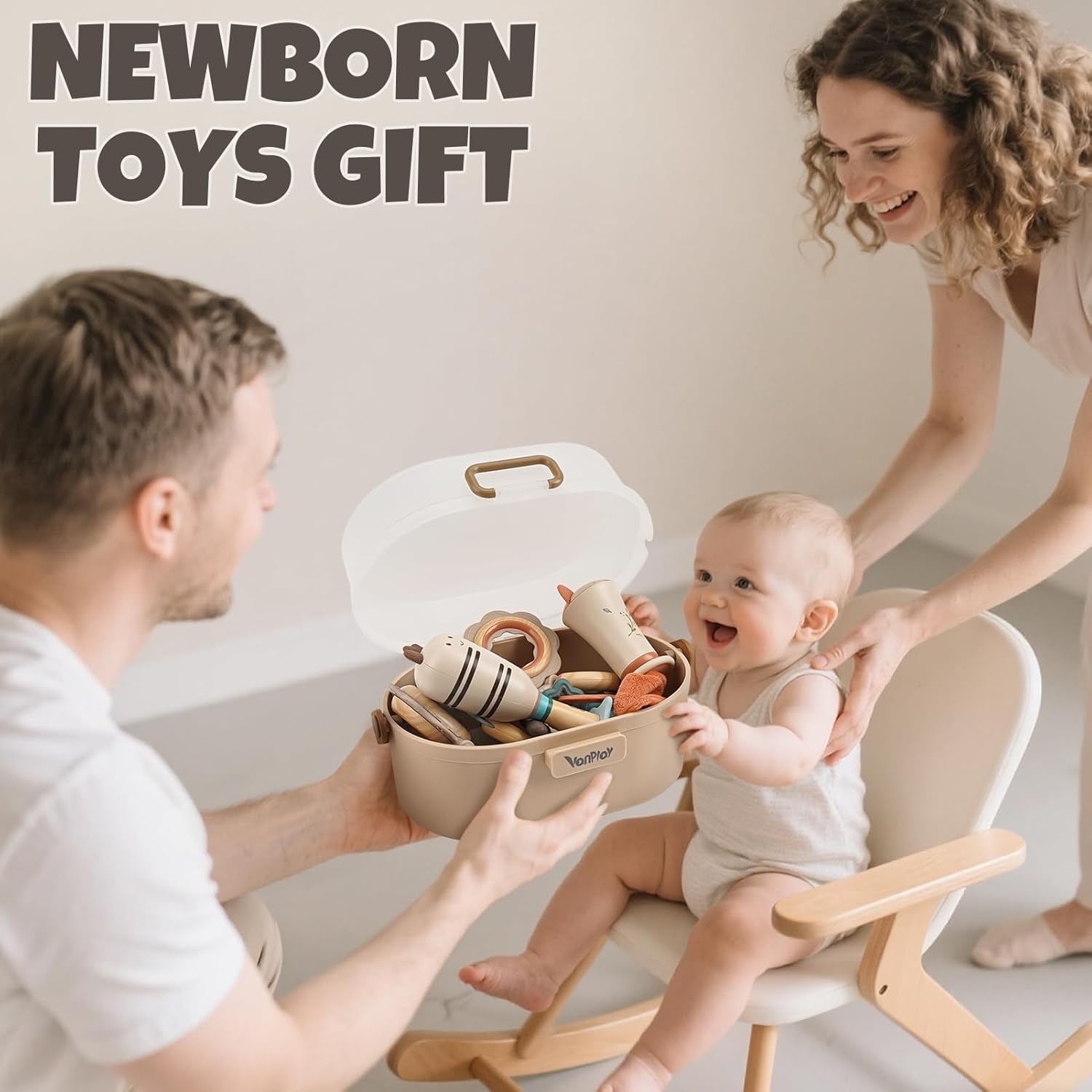 Jouet bébé 6 mois Montessori idéal pour l'éveil sensoriel au tapis - 2