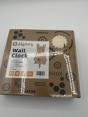 JIGTOY 3D Kuka Bulldog Bull Dog WALL CLOCK NEW SEALED