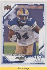 2019 Upper Deck CFL Blue Jackson Jeffcoat #28 READ o1h