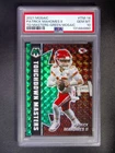 2021 Panini Mosaic Patrick Mahomes II TD Masters Green PSA 10