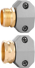 Zinc and Aluminum Male and Female Coupling, Fits All 5/8-Inch and 3/4-Inch Garde