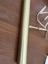 Gold Colored Fixed Dual Light 16” Lamp