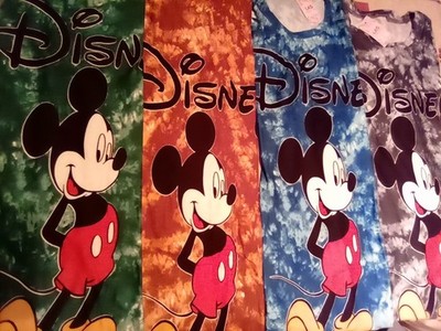 Restposten Disney Mickey Mouse T-Shirt Kleid Nachtwäsche Größe 15-16 Jahre