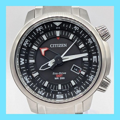 CITIZEN Eco-Drive GMT Wristwatch Model B877 | eBay