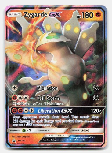 Zygarde GX - SM122 Holo Promo Sun & Moon Promo Pokemon LP