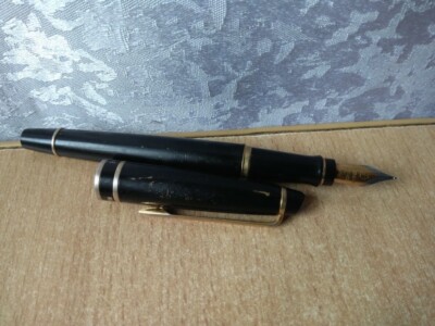 RARE VINTAGE Ink pen retro waterman paris France (includes ink)